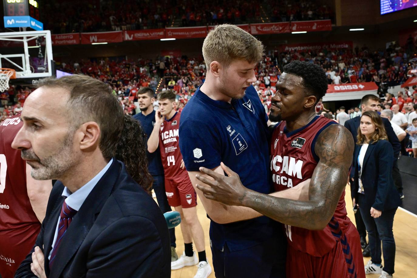 Las imágenes de la celebración del UCAM y el Real Madrid