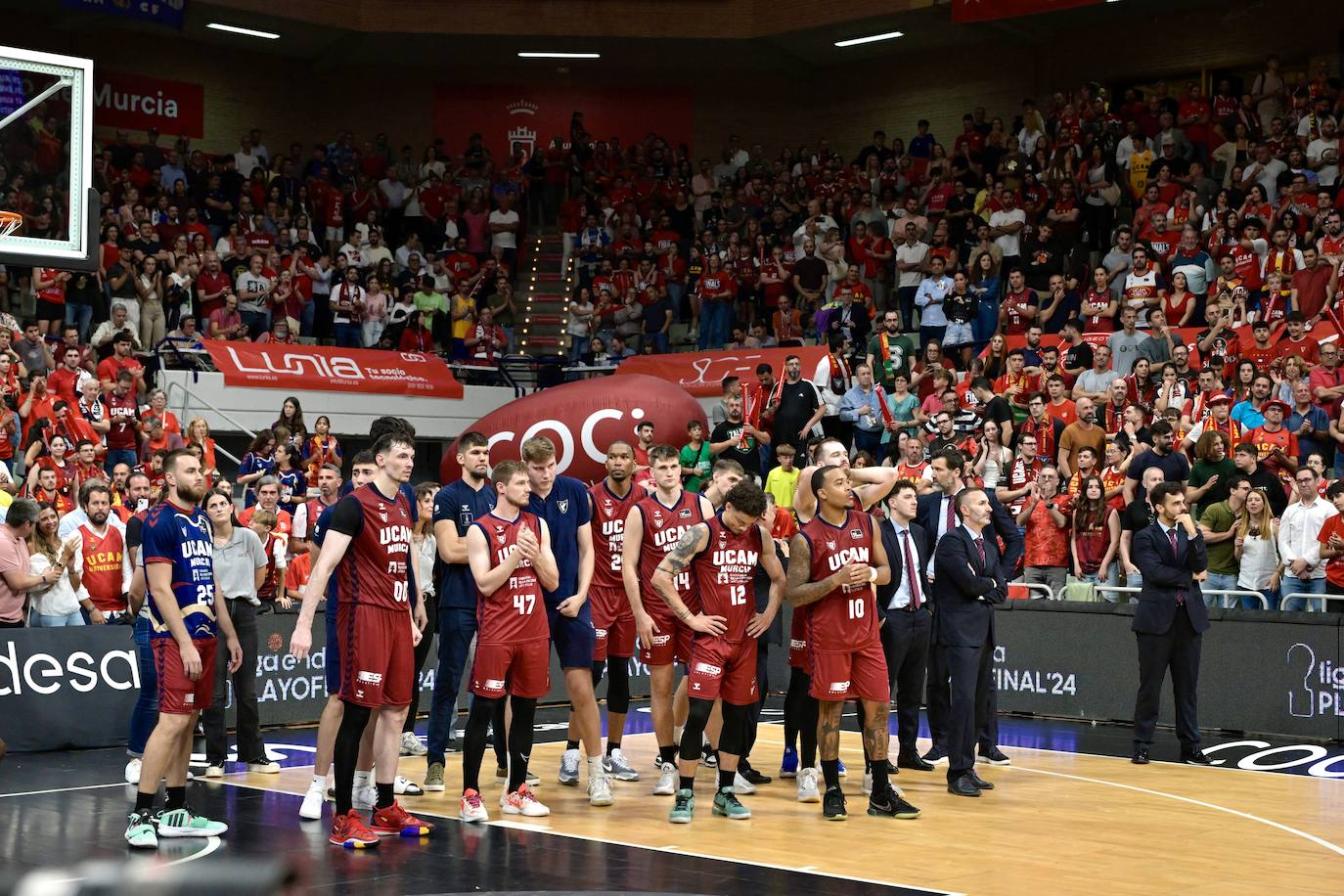 Las imágenes de la celebración del UCAM y el Real Madrid