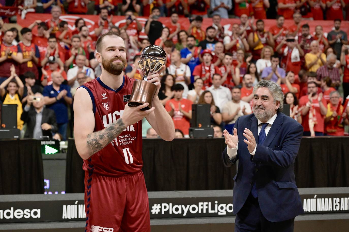 Las imágenes de la celebración del UCAM y el Real Madrid