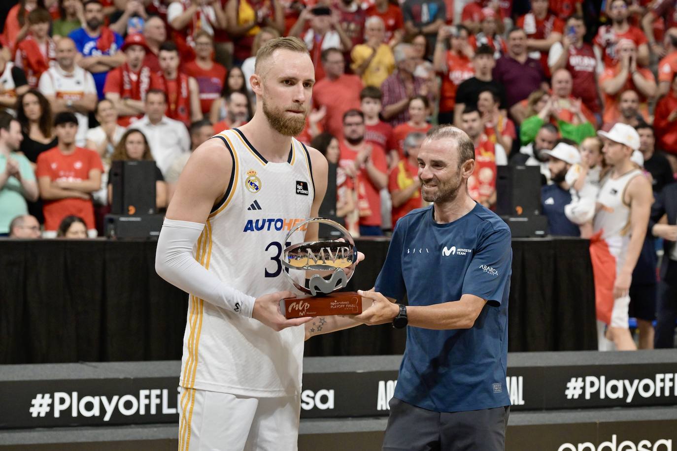 Las imágenes de la celebración del UCAM y el Real Madrid