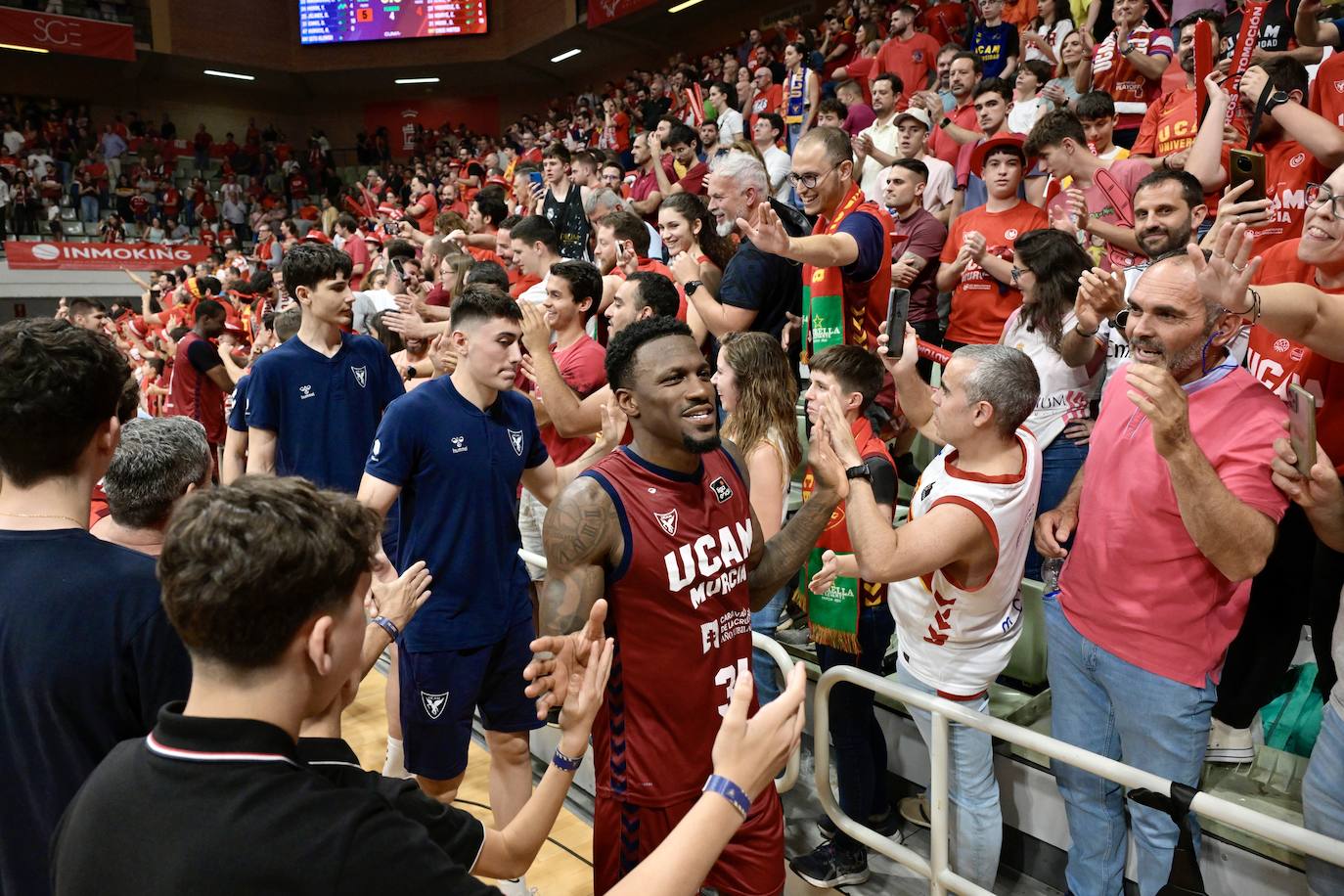 Las imágenes de la celebración del UCAM y el Real Madrid