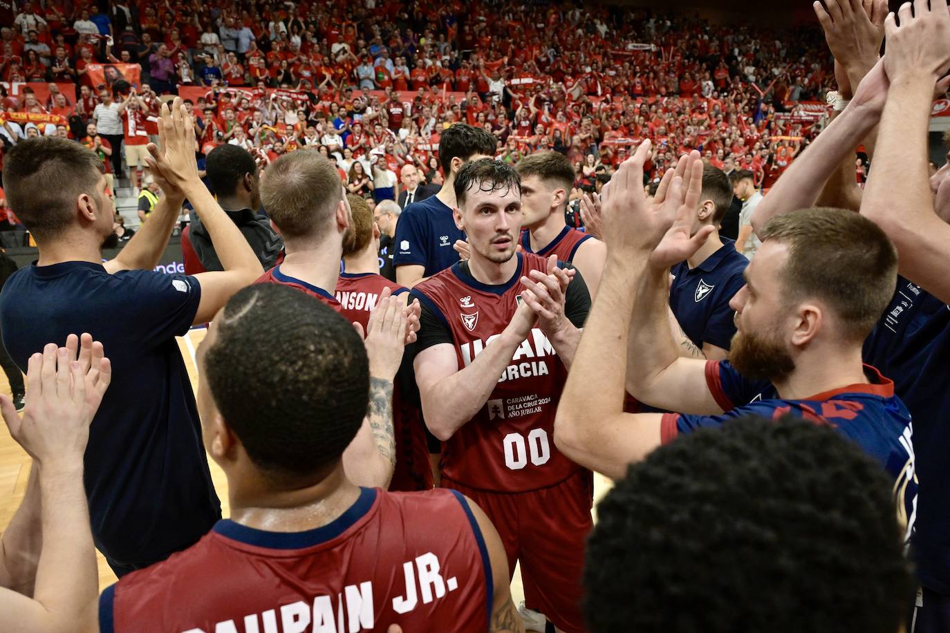 Las imágenes de la celebración del UCAM y el Real Madrid