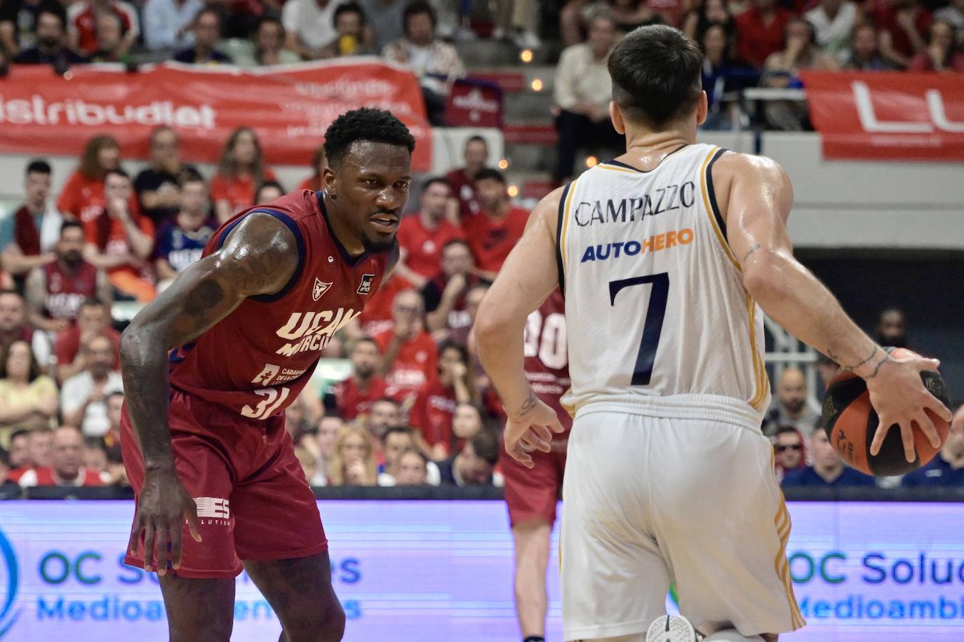 Las imágenes del UCAM-Real Madrid (73-84)