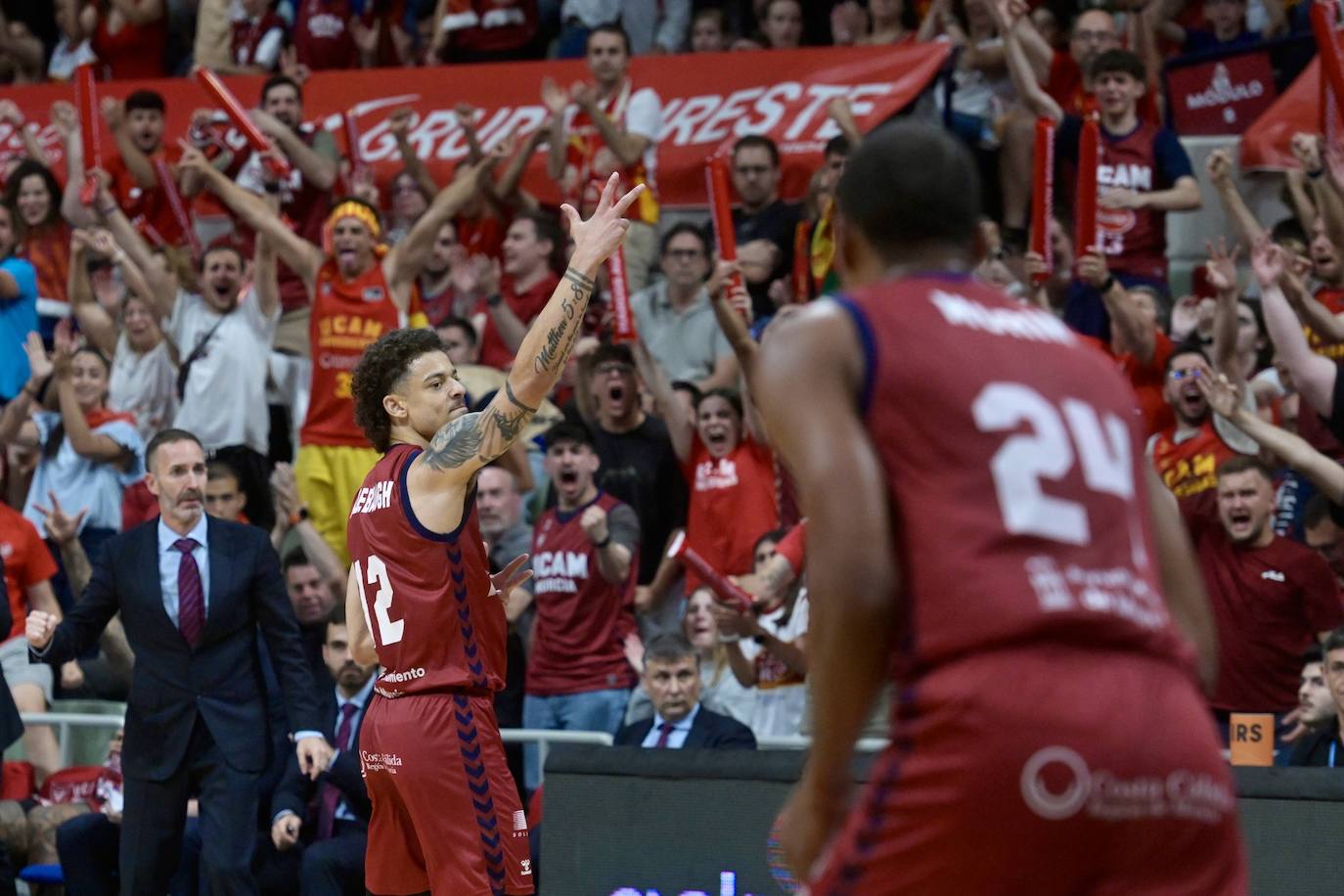 Las imágenes del UCAM-Real Madrid (73-84)