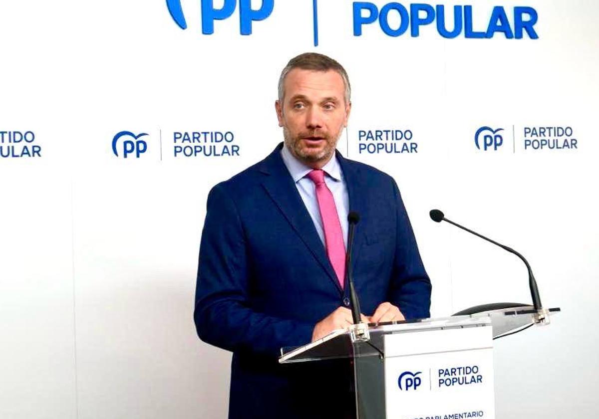 El vicesecretario de Organización del PP en la Región de Murcia, Joaquín Segado.