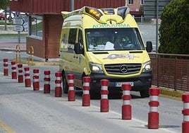 Una ambulancia en una imagen de archivo.