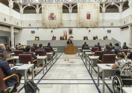 Imagen de la primera sesión del Debate del estado de la Región de Murcia.