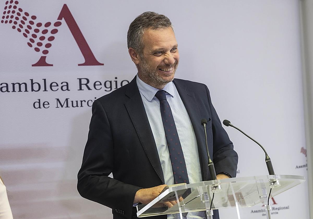 Segado, en rueda de prensa, este martes.