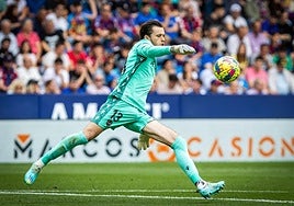 Joan Femenías, en un partido de esta temporada con el Levante.