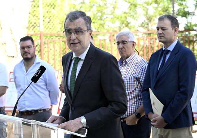 José Ballesta, este jueves, durante la rueda de prensa.