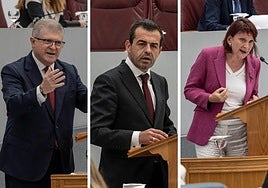 José Vélez, Rubén Martínez Alpañez y María Marín.