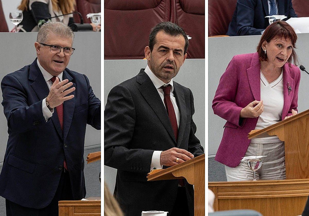 José Vélez, Rubén Martínez Alpañez y María Marín.