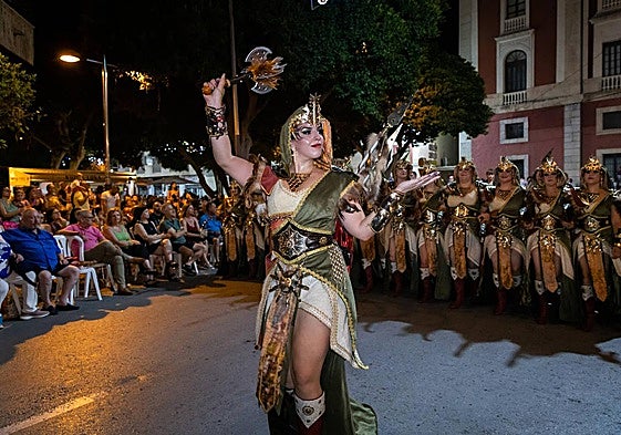 Entrada cristiana en las fiestas de Moros y Cristianos de Orihuela, el pasado año