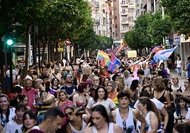 La manifestación por el Orgullo en Murcia, en imágenes