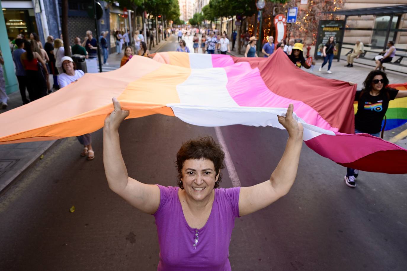 La manifestación por el Orgullo en Murcia, en imágenes