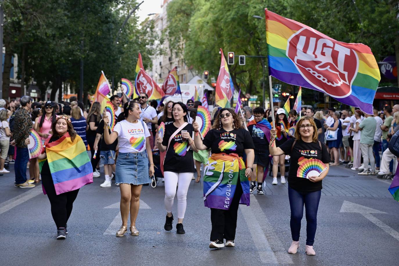 La manifestación por el Orgullo en Murcia, en imágenes