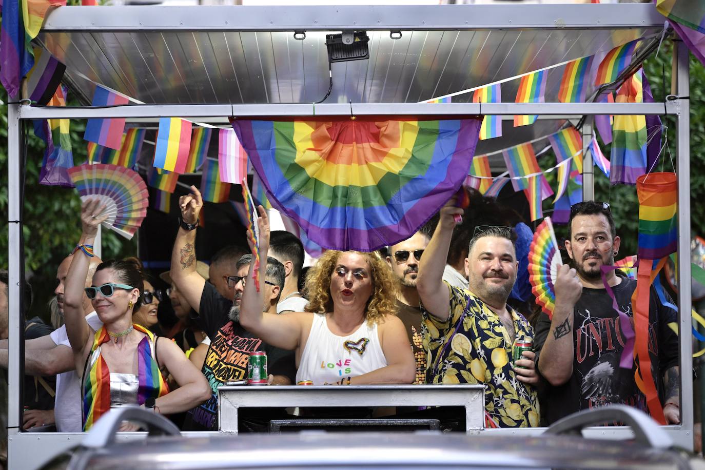 La manifestación por el Orgullo en Murcia, en imágenes