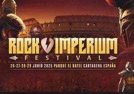 Imagen promocional de la primera campaña de abonos del Rock Imperium.