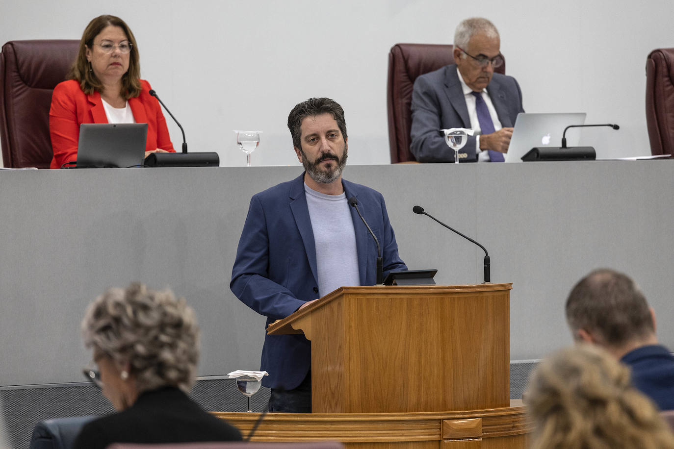 Pleno de la Asamblea pospuesto, en imágenes
