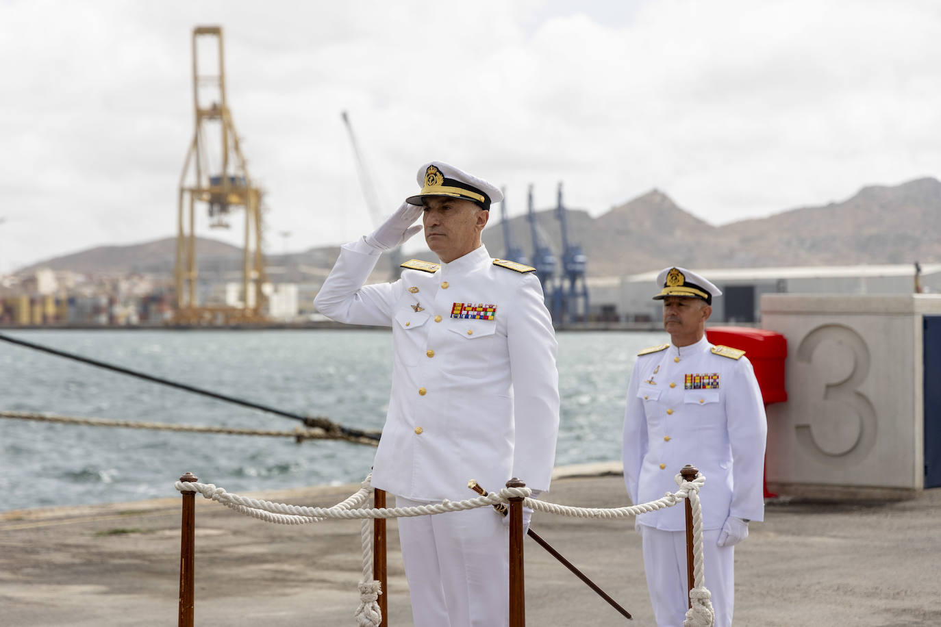 La ceremonia de cesión de &#039;El Camino Español&#039; en Cartagena, en imágenes