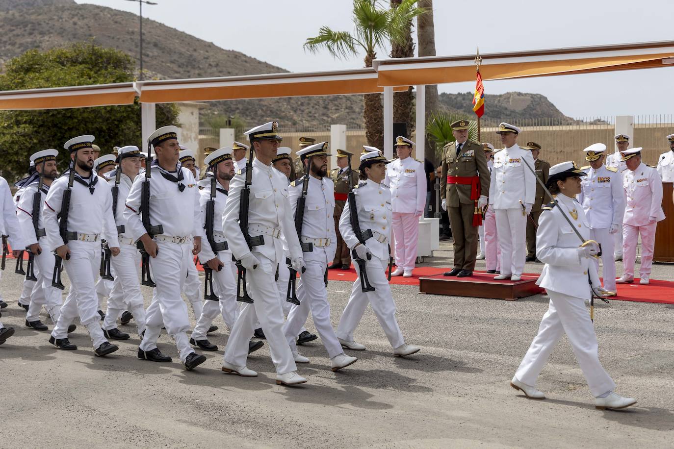 La ceremonia de cesión de &#039;El Camino Español&#039; en Cartagena, en imágenes