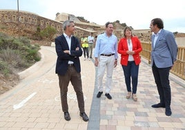 Inauguración de la senda de acceso a Cala Cortina.