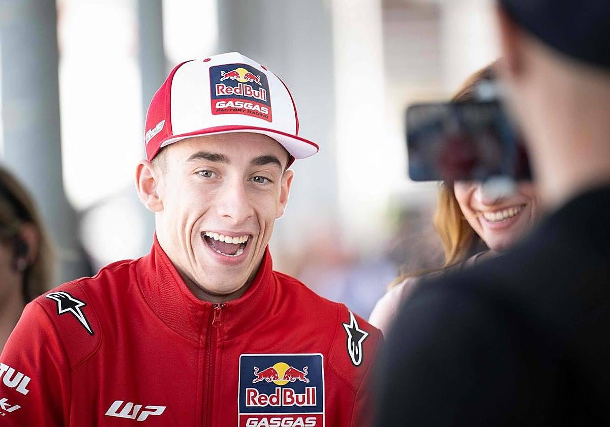 Pedro Acosta, el mes pasado en el circuito de Le Mans.