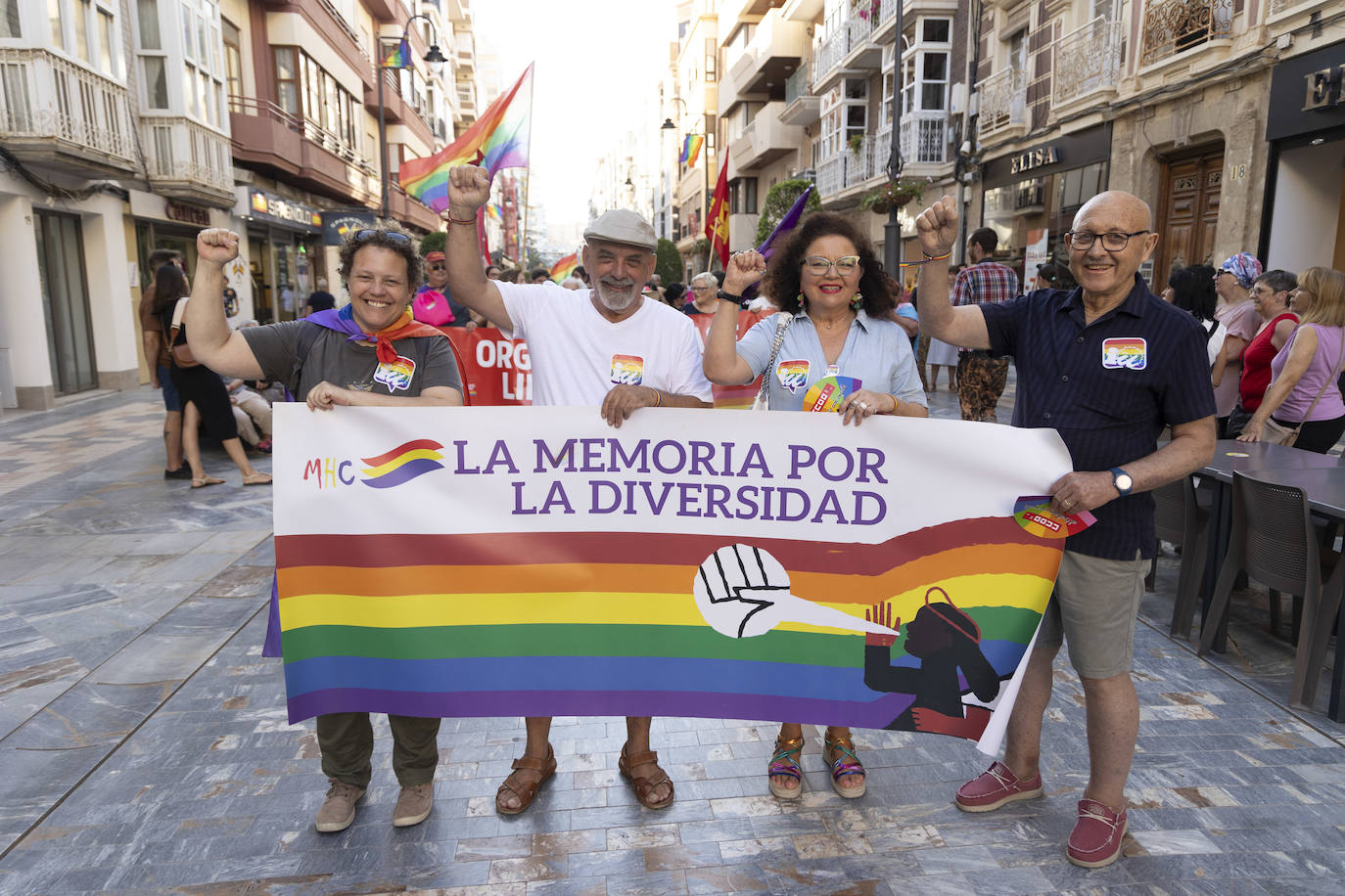 El desfile del Orgullo en Cartagena, en imágenes