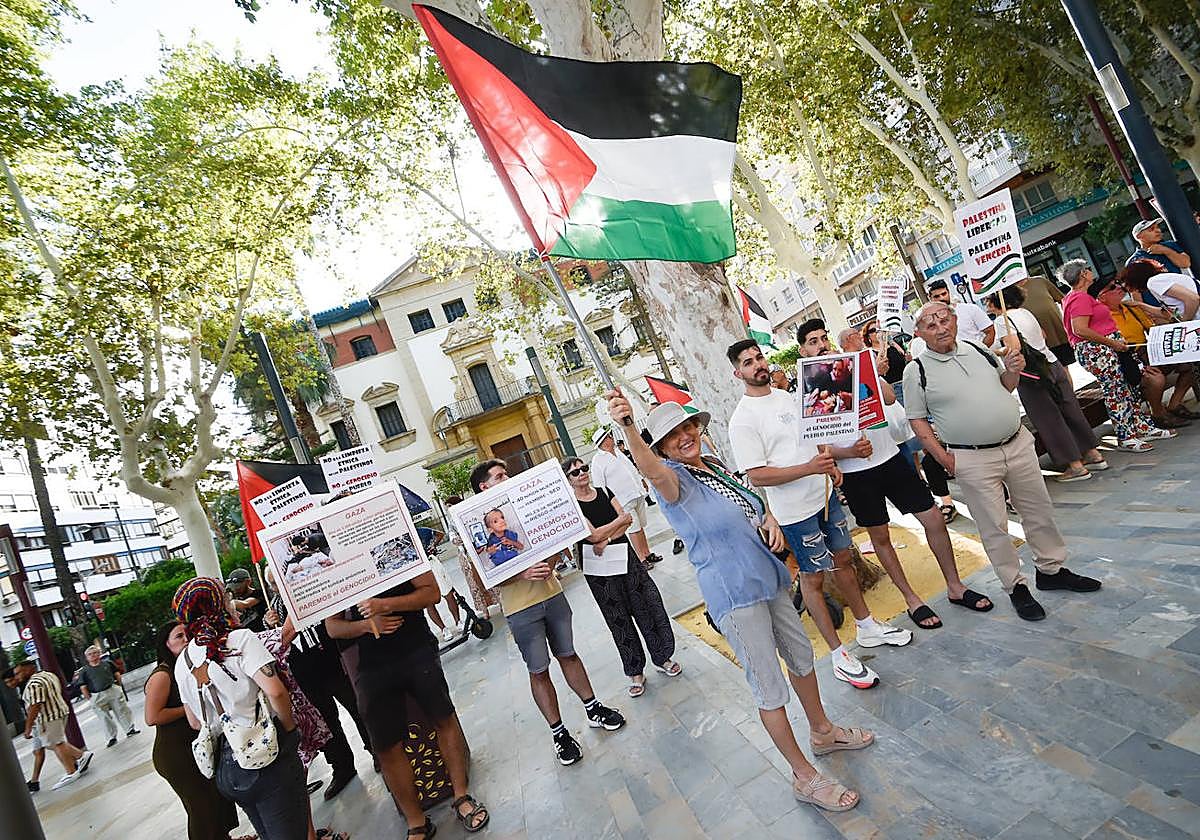 Protesta en Murcia contra la guerra de Israel en Gaza
