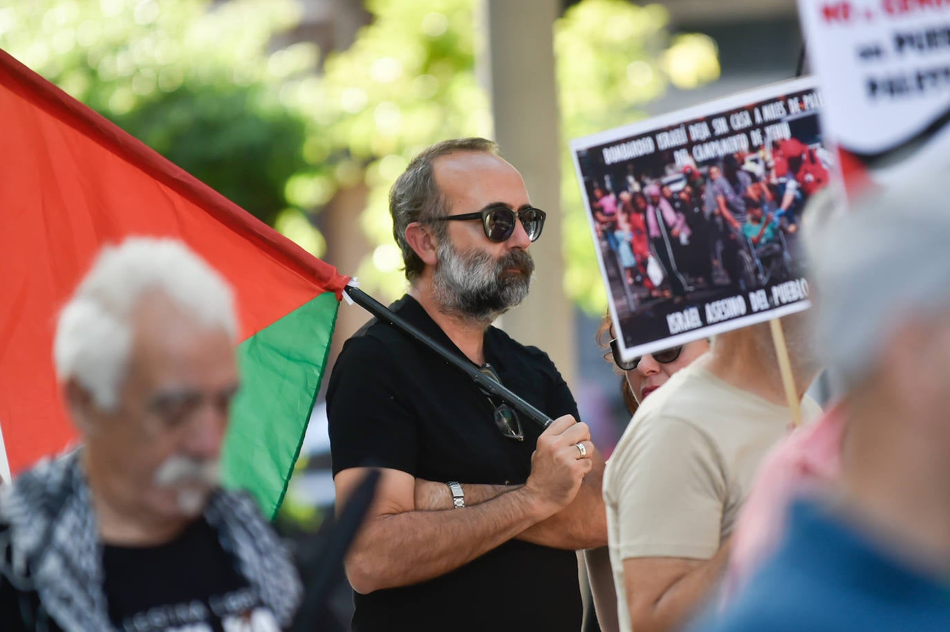 Protesta en Murcia contra la guerra de Israel en Gaza