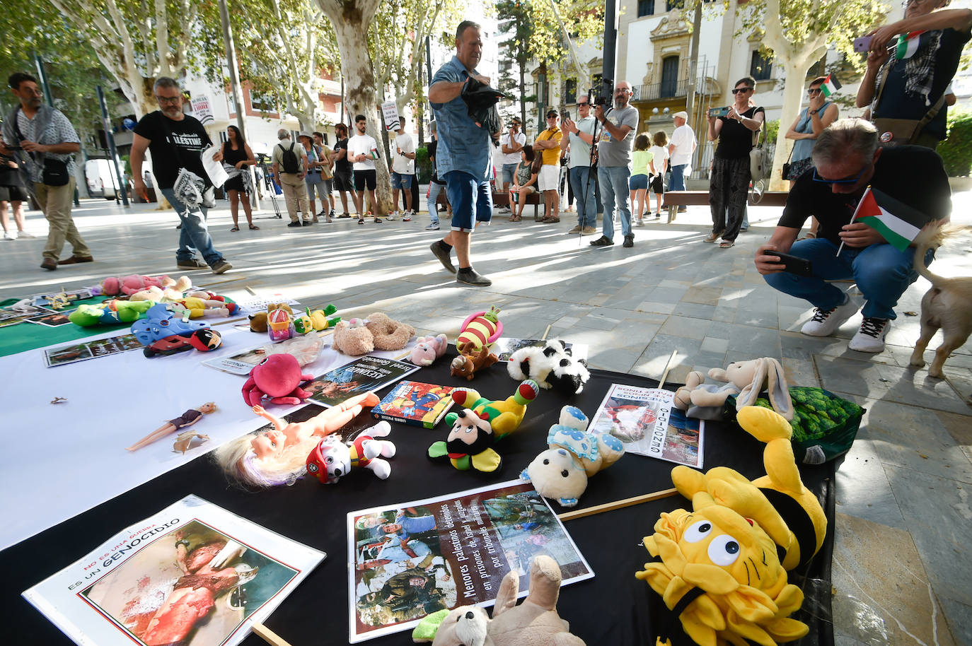 Protesta en Murcia contra la guerra de Israel en Gaza