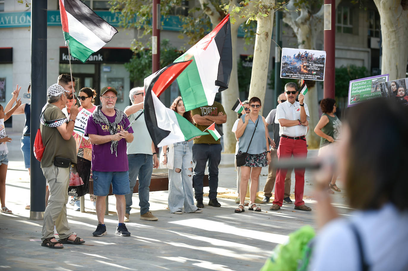 Protesta en Murcia contra la guerra de Israel en Gaza