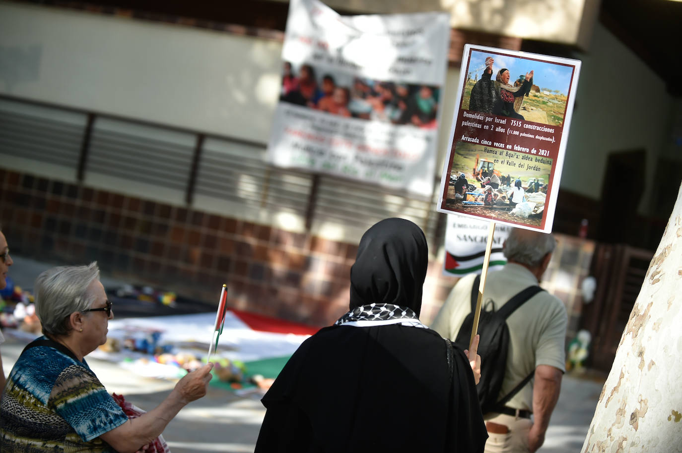 Protesta en Murcia contra la guerra de Israel en Gaza