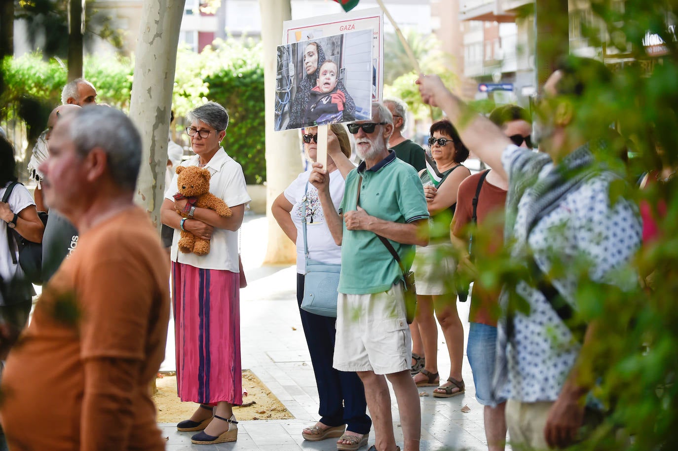 Protesta en Murcia contra la guerra de Israel en Gaza