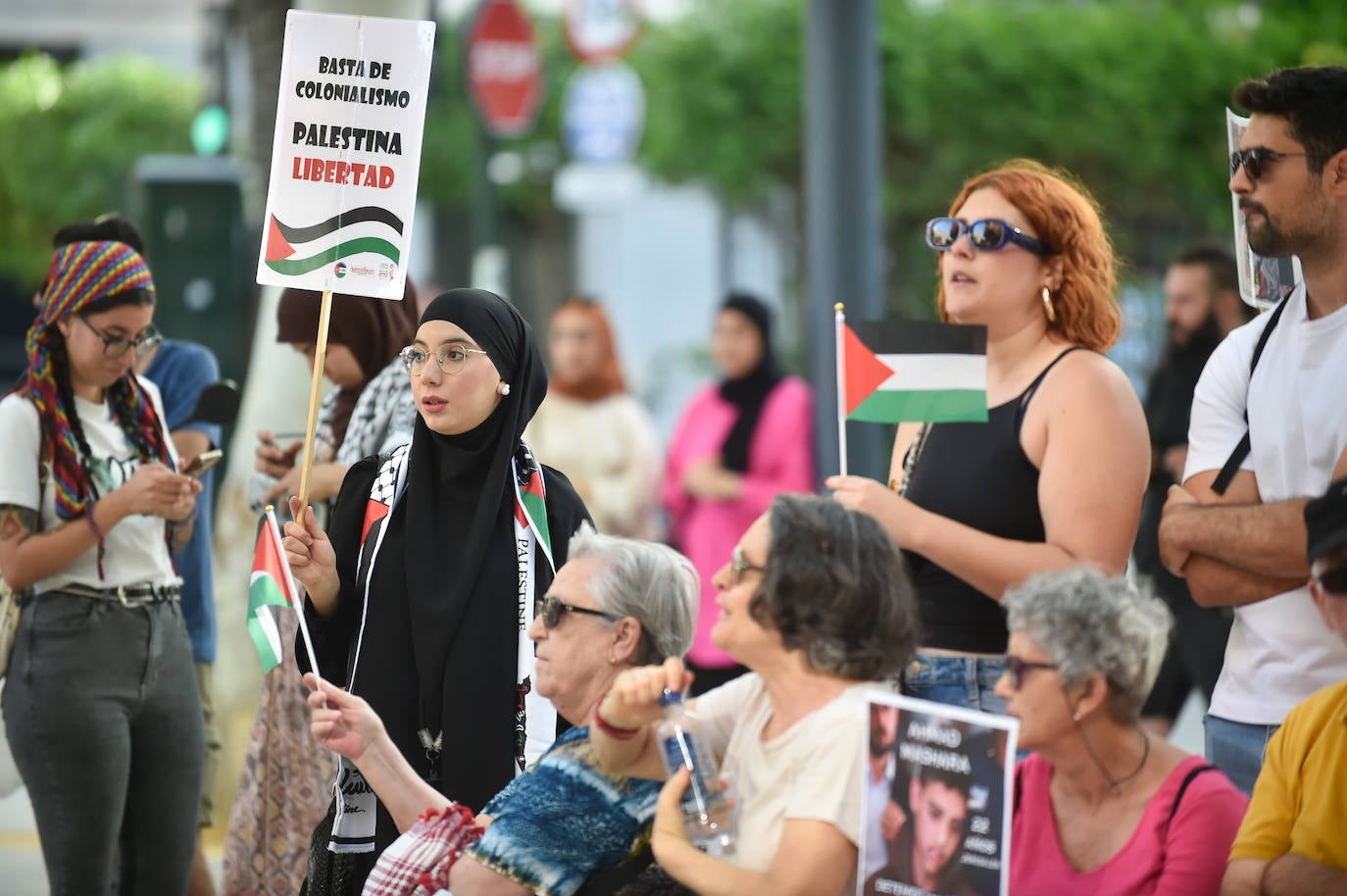 Protesta en Murcia contra la guerra de Israel en Gaza