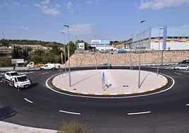 Nueva glorieta destinada a mejorar la fluidez del tráfico y la accesibilidad a Las Torres de Cotillas.