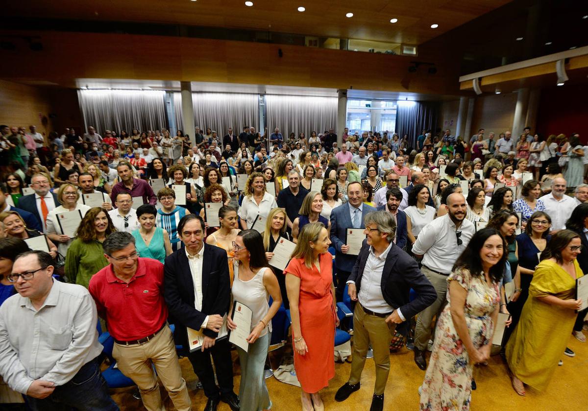 Toma de posesión de los nuevos funcionarios, este martes.