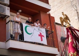 El Oriol, durante su salida en desfile por las calles del Rabaloche en julio del año pasado.