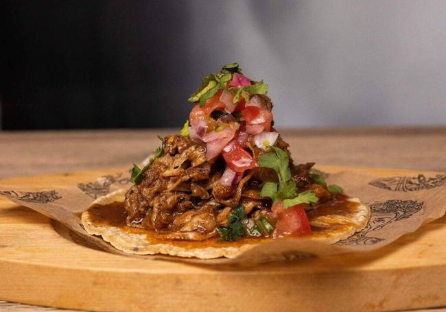 El taco ganador del tercer premio regional.