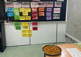 Imagen de la paella que presentó en la defensa oral.