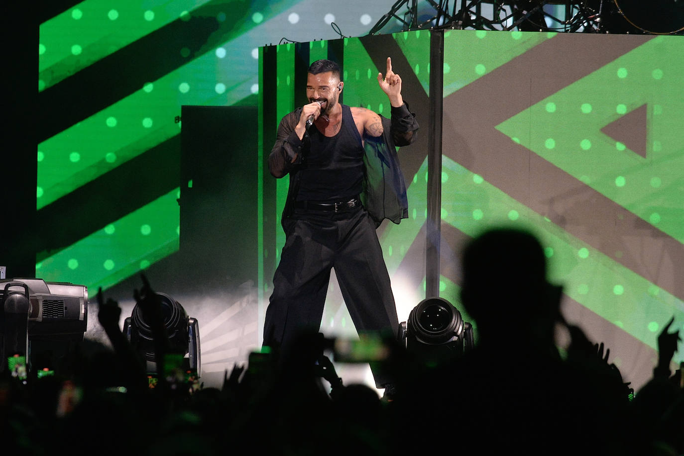 El concierto de Ricky Martin en la Plaza de Toros de Murcia, en imágenes