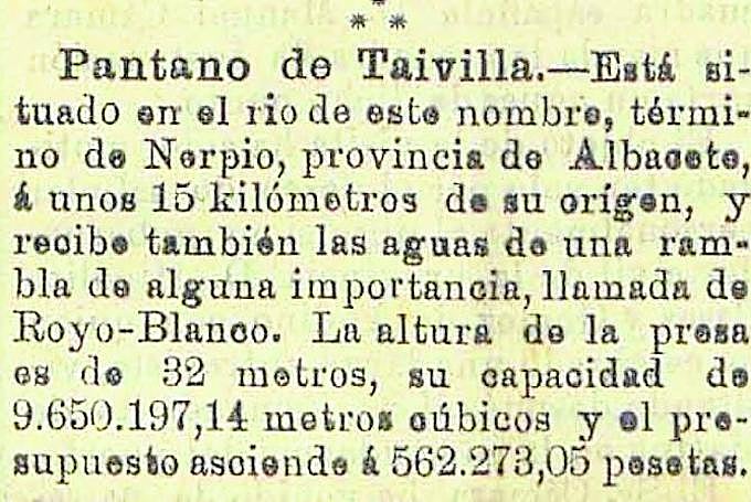 En 1899. Dos ingenieros propusieron en 'El Heraldo de Murcia' construir una presa en el río para evitar las riadas y fertilizar las vegas.