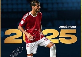 José Ruiz, anuncio del fichaje por UCAM CF.