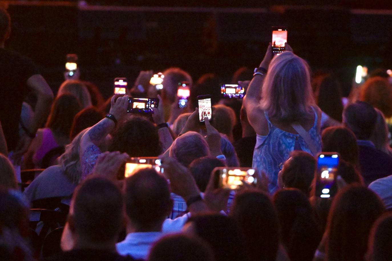 Las imágenes del concierto de Luis Miguel en Murcia