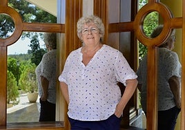 Christine Isturiz, en la Casa de Ejercicios de Santo Ángel.
