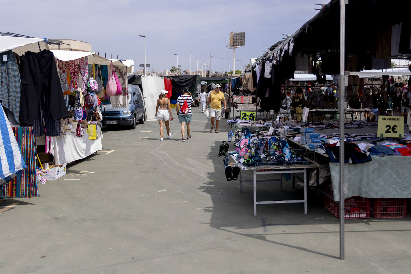 Las imágenes del mercado de Cabo de Palos
