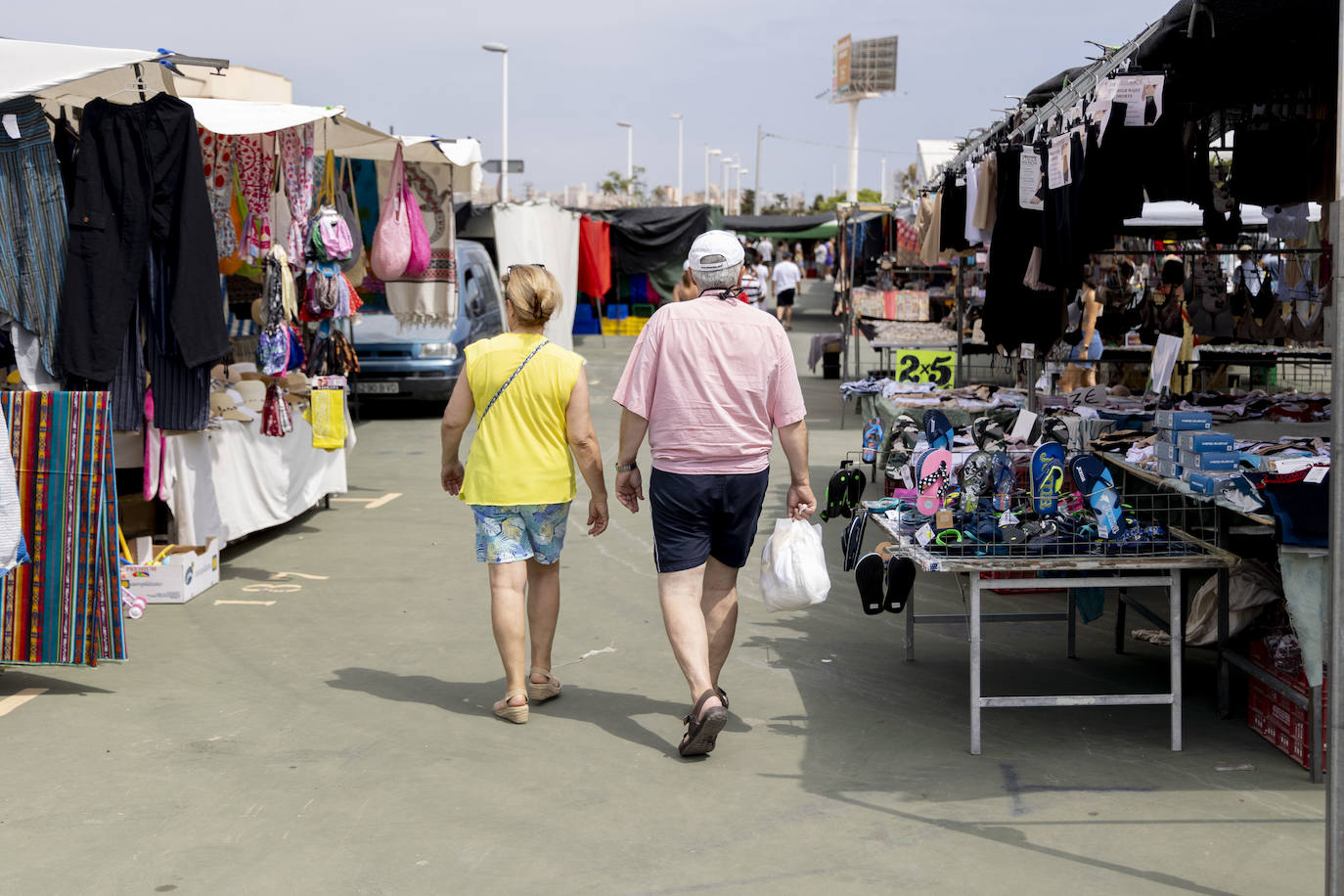 Las imágenes del mercado de Cabo de Palos