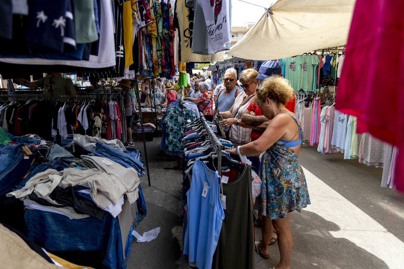 Las imágenes del mercado de Cabo de Palos