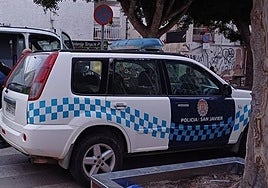 Vehículo de la Policía Local de San Javier, en una imagen de archivo.