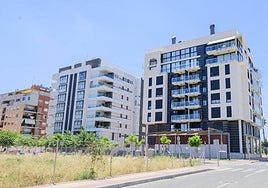 Edificios en Murcia en una imagen de archivo.